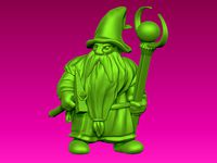 Miniature - Dwarf Wizard (2017)