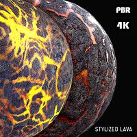 PBR Stylized Lav