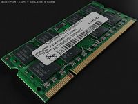 DDR2 SODIMM Ram 3D Model