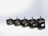Stepper Motors serie 17HS2408 - 17HS3401 - 17HS4401 - 17HS8401 - 17HS6401