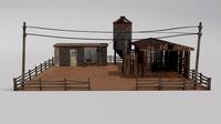 Low Poly Barn Enviroment