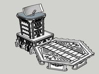 Adeptus Titanicus - Landing Pad -Intact