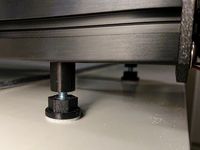 Adjustable printer feet