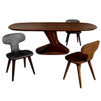 riva 1920 klutch chair and speed table
