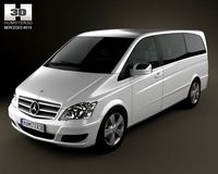 Mercedes Benz Viano Long 3D Model