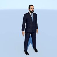 Blue Suit Businessman