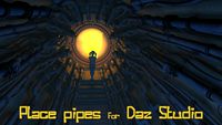 Place pipes for Daz Studio