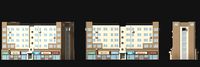 cartoon building house architecture street