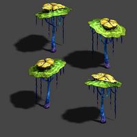 Water cloud Ze - plant - strange mushroom
