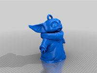 Baby Yoda Keychain The Mandalorian