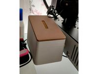 Box for 3D-printed trash or trashcan