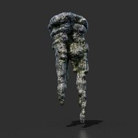Low poly Stalactite Cave Modular 08B2 2020