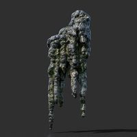 Low poly Stalactite Cave Modular 10B2 2020