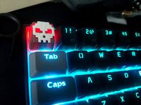 8bit Skull Keycap