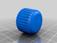 Knob Round shaft with grub hole pilot