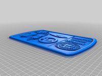 Starfleet 3 Plaque / Sign