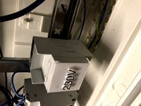 Power Plug Cover 230V Switch Cabinet, e.g. Hager SNS016