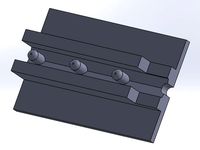 12mm Bullet pixel drill guide for 1/2 inch PVC pipe