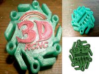 3D printer test maker coin