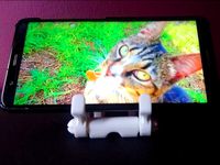 Adjustable phone holder