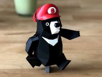 Super Beario Hat - Formosan Black Bear Super Mario Mashup