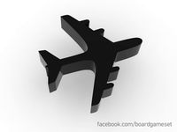 Airplane Meeple for Board Games