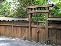Japanese rural wooden walls