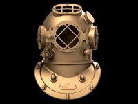 Diving helmet (wearable)