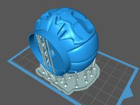 Resin pumpkin for battery tea light