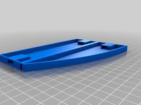 Shoulder transition at pit lane with slot