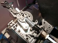 Geeetech A10M / A20M Extruder (Titan clone) filament guide for flexibles