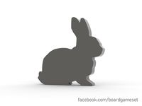 Rabbit Meeple for Board Games