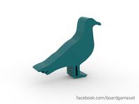Bird meeple for Board Games
