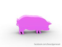 Agricola Pig Meeple