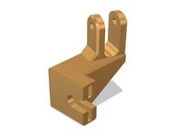 Ender 3 filament guide (for spool on the wall)