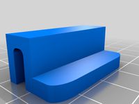 Aquarium cover holder straight