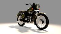Jawa Forty two  Bike 3D model