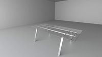 Glass and Chromium table