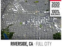 Riverside - city and surroundings