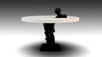 HOMMES - METIS - Pedestal Table