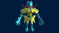 Game Character 3d Model