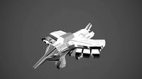 3d Model Jet fighter  Low-Poly