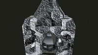 3d Model Rocky Hut Low-Poly