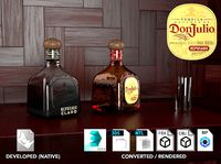 Tequila Don Julio Bottle
