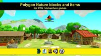 polygon nature blocks and items for RPG Adventure games