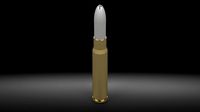 8x57 mm Mauser Patrone 88 - Detailed 3D Model