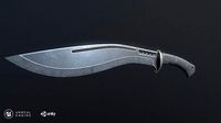 KURKI-KNIFE-LOWPOLY-PBR