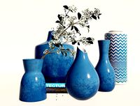 Blue vase