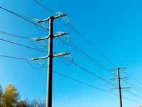 German Countryside Electricity Pylon