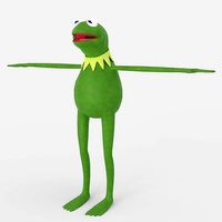 Kermit The Frog from The Muppets 3D Model